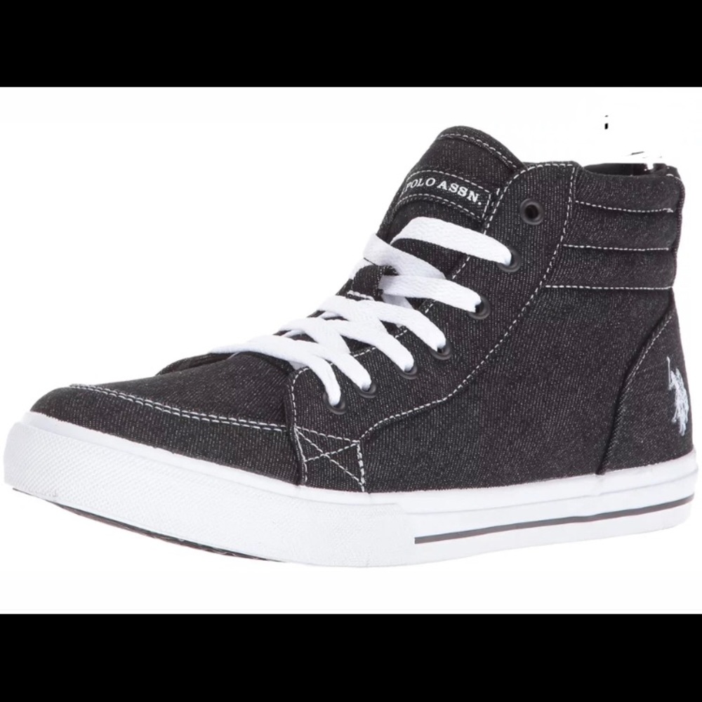 U.S. Polo Assn..(Women's Cannie-dn , Black, 7 M US